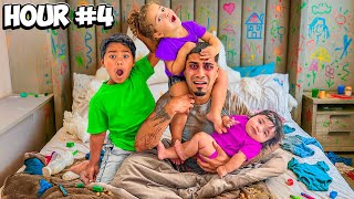 Becoming a SINGLE DAD For 24 HOURS! *she left us* 