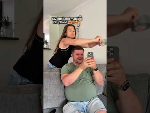 My husband married his phone
