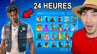 J'ai Amélioré le Compte Fortnite de mon Abonné pendant 24 Heures !