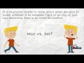 Identifying Internal and External Conflicts in Texts