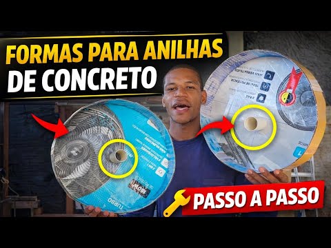 Faça Anilhas de Concreto em Casa! Moldes Simples e Baratos
