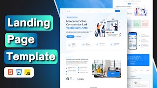 Agency Website Landing Page Template Using HTML CSS & JS (Free Source Code)