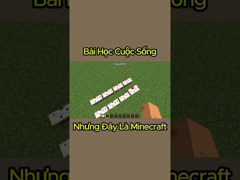 Bài Học Cuộc Sống Nhưng Trong Minecraft #minecraft #hazunki
