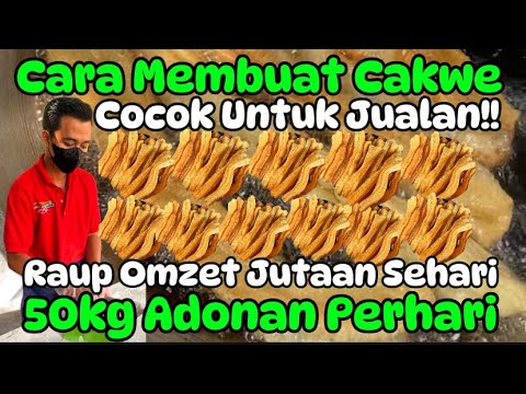 PROSES PEMBUATAN CAKWE JUMBO SEHARI LUDES 50 KG ADONAN