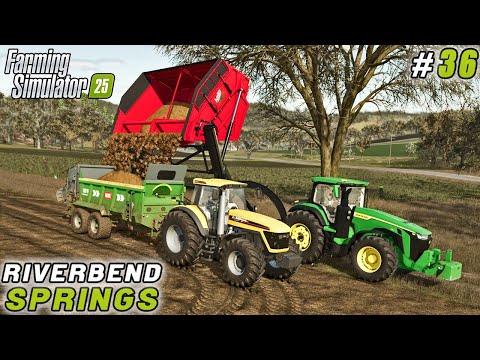 Selling Prefab Walls & Manure Mastery & Optimizing Greenhouses | FS25 | Riverbend Springs Farm | #36