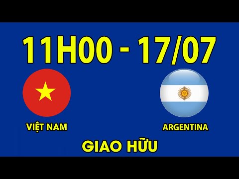 🔴Việt Nam - Argentina | Giao Hữu | Đối Đầu Không Cân Sức Với Đại Diện Nam Mỹ