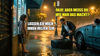 Armes Mädchen hilft Fremdem – nicht wissend, dass er der Millionärsrichter über ihr Schicksal ist.