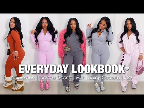 HUGE EVERYDAY ATHLEISURE/LOUNGEWEAR HAUL/LOOKBOOK 😱💕 | ( Lululemon, Victoria Secret, PLT, F21, ETC)