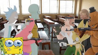 SpongeBob, Patrick, and Squidward go to School Mega Meme Compilation
