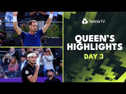 Korda Faces Dimitrov; Murray, Raonic & Fritz Also In Action | Queen's 2024 Day 3 Highlights