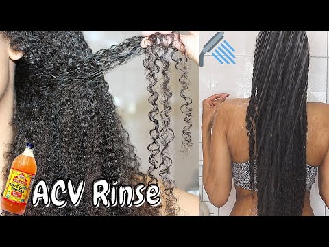 Apple Cider Vinegar Rinse for MOISTURE + SHINE! (ALL HAIR TYPES)