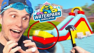Neue SPRUNGSCHANZEN-RUTSCHE ist verrückt | Wasserpark Simulator