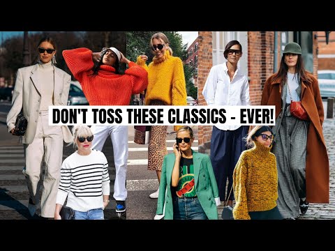 Video: 10 Fashion Classics You Should Never Part With | Fashion Trends 2022