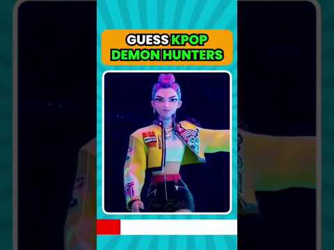 KPOP DEMON HUNTERS QUIZ - Rumi, Mira, Zoey, Jinu, Baby saja, abby #kpopdemonhunters #shorts