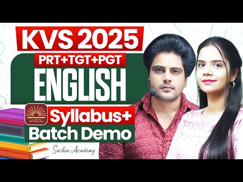 KVS 2025 ENGLISH DEMO by Sachin Academy live 11am