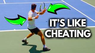 The Secret Behind Alcaraz’s Insane Forehand Power (Whip Like Technique)