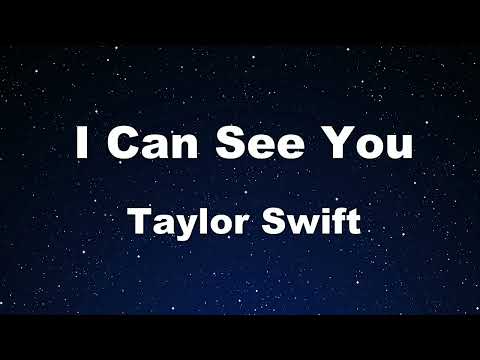 Karaoke♬ I Can See You – Taylor Swift 【No Guide Melody】 Instrumental, Lyric
