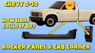 S5 E28. Our '89 Chevy S-10 gets new rocker panels and cab corners... how hard could it be?