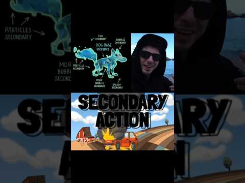 SECONDARY ACTION #arttips #animation #vfx