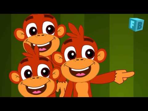 Five Little Monkeys Jumping On The Bed | Children Nursery Rhyme | Songs - YouTube