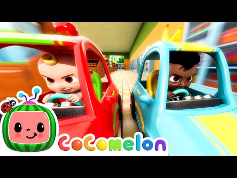 Who Will Win The Shopping Cart Race? | Cody and Friends! Sing with CoComelon