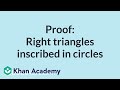 Understanding Right Triangles in Circles