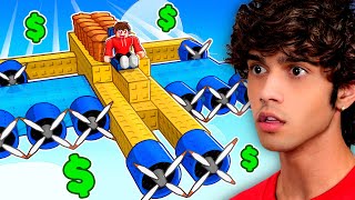 Flying 8,692,402 MPH in Roblox Build a Plane…