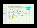 Understanding Derivatives Using the Power Rule