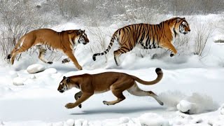 Tigers Moving Around During Winter