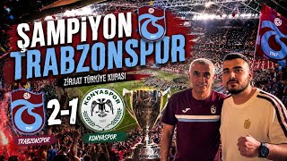 KÜRŞAT VE DAYI TRABZONSPOR KONYASPOR FİNALİNE STADYUM TEPKİ!! ŞAMPİYON TRABZONNN