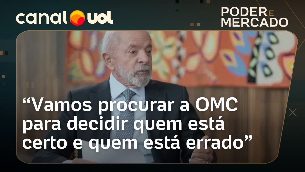 Vamos procurar a OMC para decidir quem está certo diz Lula sobre tarifas de Trump contra o Brasil