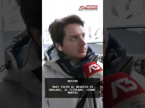 MAXI COLPO AL NEGOZIO DI OROLOGI, IL TITOLARE: «SONO MORTO» | 20/10/2025