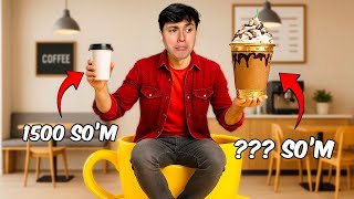Eng arzon Kofedan… 11,000,000 so‘mlik Kofegacha ichdim 😱☕🤑