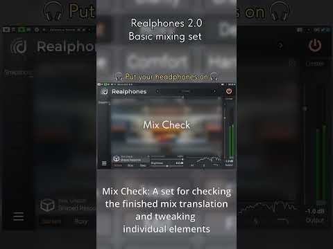 Realphones 2 0   Basic mixing set overview