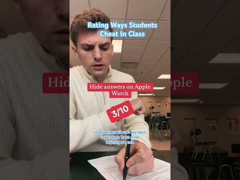 Rating ways students cheat in class #teacher #teachersofyoutube #studentsbelike #teacherlife