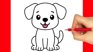HOW TO DRAW A DOG EASY