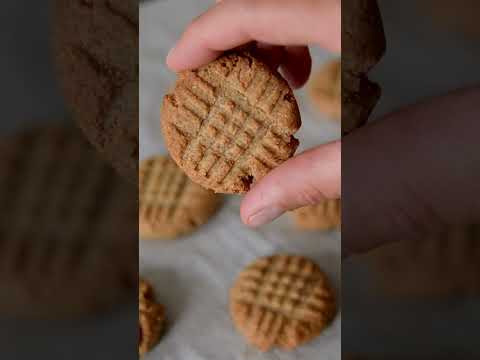 PEANUT BUTTER COOKIES without wheat flour and sugar | easy keto recipe