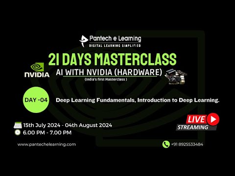 Day 04 - Deep Learning Fundamentals, Introduction to Deep Learning.