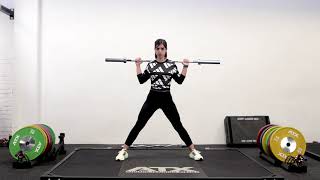 Barbell Lateral Lunge