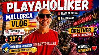 ♥️Mallorca VLOG |🌴Playa de Palma Kompakt - 🥳Tag & Nacht am Ballermann | 19. August 2026