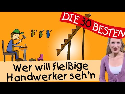 Wer will fleißige Handwerker seh`n - Anleitung zum Bewegen || Kinderlieder