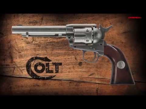 Vzduchový revolver Colt SAA .45-5.5" Diabolo gold