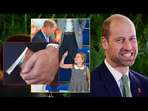 The Touching Story Behind Prince William’s Bracelet from Princess Charlotte#royalsfamily