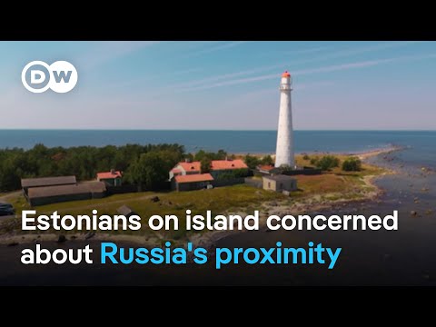 Island Hiiumaa off Estonia fears Russian attack as NATO conducts training exercices | DW News