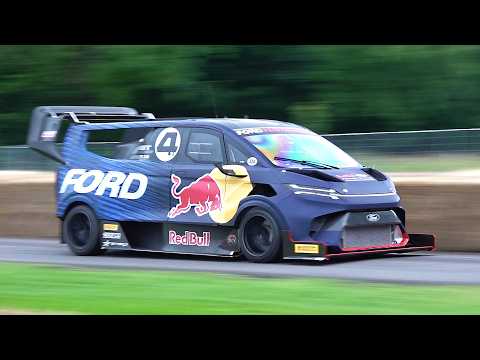 2000HP Ford SuperVan 4.2 | Accelerations, Launch, Donuts, Sounds @ FOS Goodwood 2024