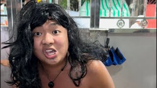 Ako talaga tarzan, Dinala ako ng paa ko dito naghahanap lng ako prutas