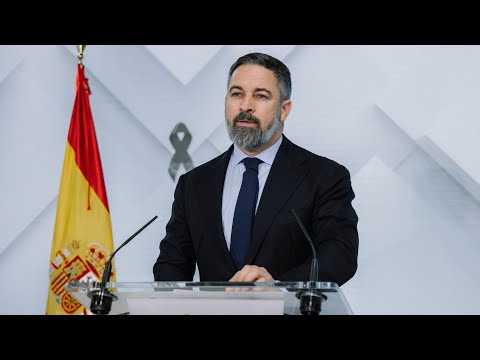 🔴 #ÚLTIMAHORA Santiago Abascal anuncia QUERELLA contra Sánchez y otros miembros del Gobierno