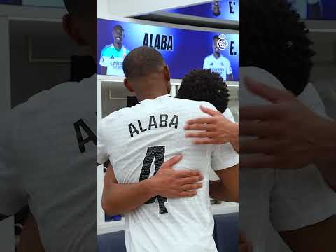 🤍 The return of Alaba! ✨ ¡La vuelta de #Alaba!  #realmadrid  #football