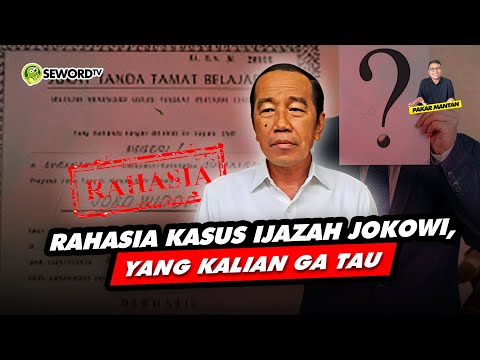 Alifurrahman: RAHASIA KASUS IJAZAH JOKOWI, YANG KALIAN GA TAU