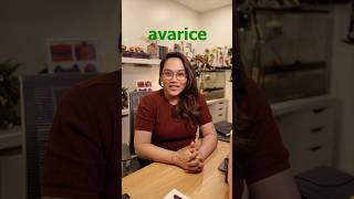 What does AVARICE mean? 🤔 #learnwithlyqa #cse #vocabulary #english #wordoftheday